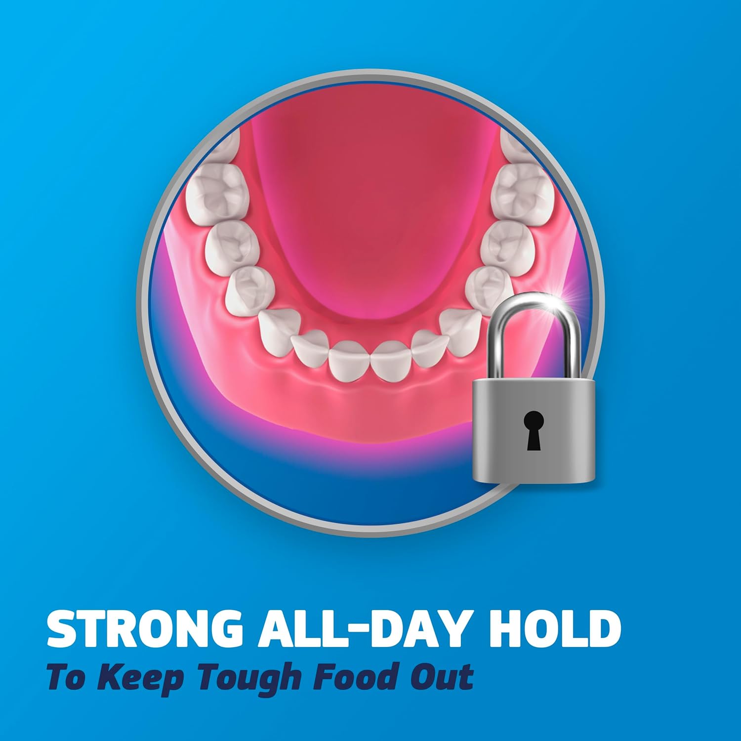 Fixodent Complete Denture Adhesive Cream, Original, 2.4 oz (3-Pack) – Strong False Teeth Glue, Secure Dental Adhesive for Full and Partial Plates, Packaging May Vary