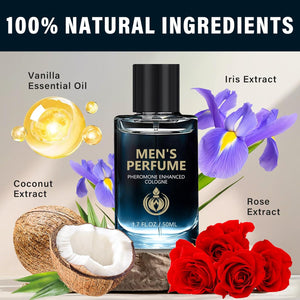 Richie House Premium Pheromone Cologne for Men - 50ml Long-Lasting Scent to Boost Attraction & Confidence, Unique Signature Fragrance