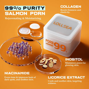 PDRN Collagen Jelly Toner Pads for Pore Minimizing, Wrinkle Firming, Uneven Tone, Dark Spots, Niacinamide Salmon DNA Facial Pad for Barrier Repair, Soothe, Hydrating, Glow Make-up (80 Pads)