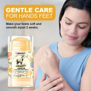 2Pcs Urea Cream 60% for Feet & Dry Cracked Skin, Cracked Heel Repair Stick Maximum Strength Moisturizing Foot & Hand Balm (Lavender)
