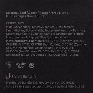 Glo Skin Beauty Blush (Soleil) - Pressed Powder Blush for Cheeks, High Pigment Mineral Face Makeup Creates a Natural, Healthy Glow