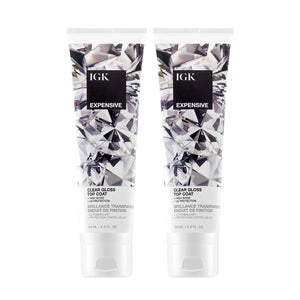IGK Expensive Amla Oil Hi-Shine Topcoat – In-Shower Gloss Treatment for High Shine, UV Protection, and Color Enhancement – Vegan & Cruelty-Free