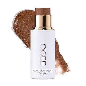 Ogee Face Stick Trio - Golden Contour Stick Makeup Collection - Certified Organic Bronzer, Blush Stick, and Highlighter Stick for a Flawless Look