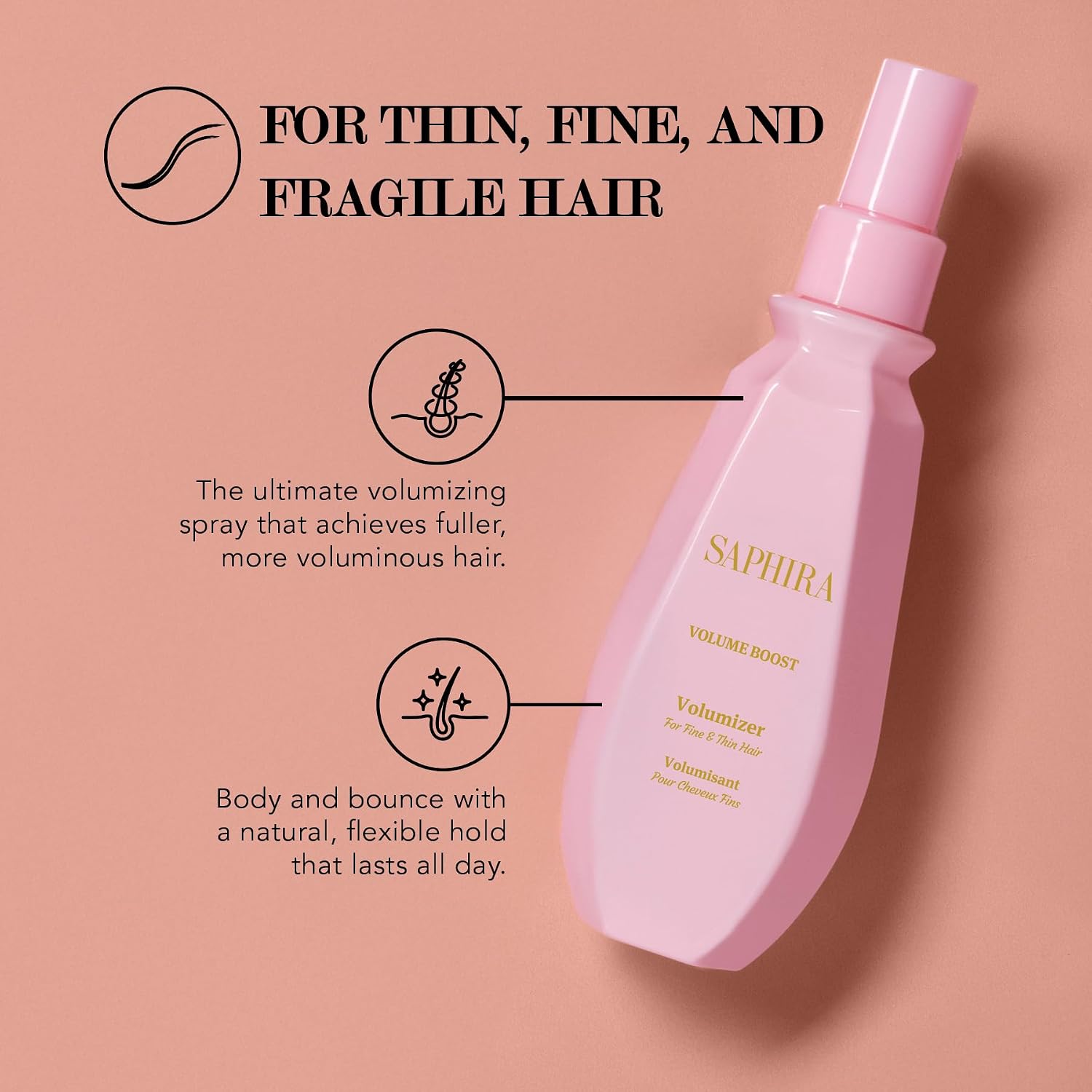 Saphira Volume Boost Volumizer 5.1oz / 150ml