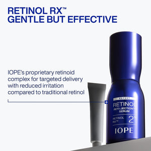 IOPE Expert Retinol RX 2% Reti-Jection Serum - Anti-Aging Night Serum - Visibly Smooths Wrinkles, Firms Skin, and Refines Pores - Potent & Gentle - 1.01 fl. oz.