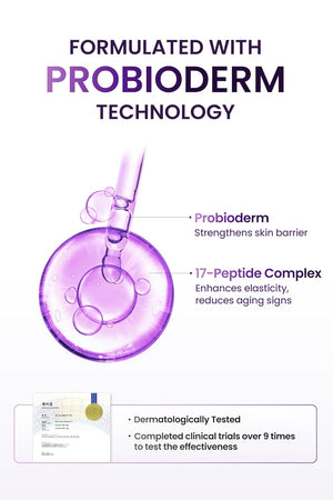BIOHEAL BOH Probioderm 3D Lifting Travel Size Skin Care Kit | Korean Skincare Set for Firming & Hydration, with Ampoule, Face Moisturizer & Serum Spray | Mini Travel Essentials & Gift Set for Women