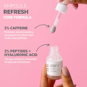 SVR - Refresh Concentrate Eye Serum - Instant Cooling Effect - Revitalizes and Awakens Eyes - Reduces Puffiness, Hydrates Delicate Skin - Dermatologically and Ophtalmologically Tested - 0.5 fl.oz