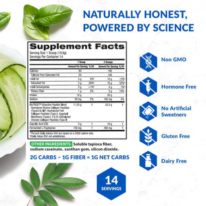 BioTrust Multi Collagen Protein Powder + Keto MCT Oil - 5 Types (I, II, III, V, X) & 100% Caprylic Acid C8 - Support Elevated Ketones, Metabolism, Joints & Beauty All in 1 Collagen Powder (Unflavored)