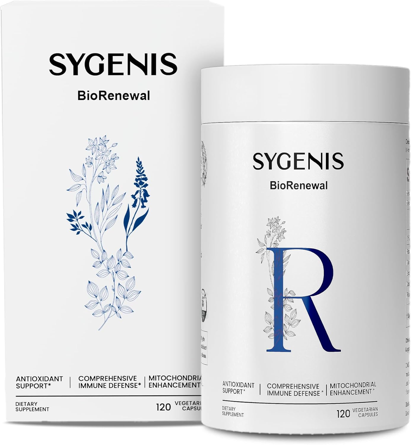 BioRenewal NAD Supplements for Women and Men | Energy Supplements for Cellular Repair | Longevity Mix for Anti Aging | Supports Brain Function, Muscle | Vegan & Gluten Free 120 Capsules