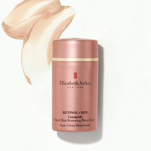 Elizabeth Arden Retinol + HPR Ceramide Rapid Skin Renewing Water Cream Face Moisturizer, Anti-Aging Wrinkle Treatment, Niacinamide, Hyaluronic Acid, Ceramides & Peptides, 1.7 fl oz