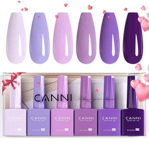 CANNI 6Pcs 9ml Hema-Free Nail Dehydrator Primer, Base Coat Reinforce Diamond Gel Top Coat and Matte Top Coat Gel Nail Polish Set, Soak Off LED Nail Gel Polish Set Nail Art Starter Manicure Salon