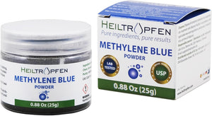 Heiltropfen Methylene Blue Powder 0.88 Oz - 25 g | Ultra High Purity | USP Pharma Grade Ingredients - Third-Party Tested | Formaldehyde Free | incl. Spoon