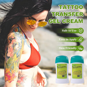 2 Pack Tattoo Transfer Gel - Combofix 5.6oz Stencil Gel Professional Clear Long Lasting Tattoo Transfer Cream for Artists and Beginners Tattoo Supplies (160g)