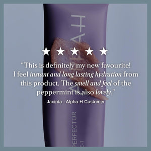 Alpha-H Peptide Lip Balm - Hydrating Peppermint Treatment (15g) | Tripeptide-1 & Hyaluronic Acid, Condition Dry & Cracked Lips, Hydrates for a Smoother Look, Cruelty Free, Australian Made