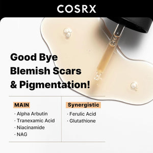 COSRX 2% Alpha Arbutin Discoloration Care Face Serum with Niacinamide, Glutathione & Tranexamic Acid, Serum to Target Dark Spots and Hyperpigmentation, Daily Korean Skin Care, 1.7 fl oz