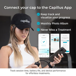 Capillus SPECTRUM Red Light Therapy Cap, Red Light Hat, 312 Laser Hair Growth Cap, Red Light Cap For Hair Regrowth, Near Infrared Red Light Therapy For Hair Growth, LLLT +Bluetooth Battery