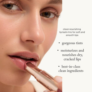 goop Beauty Tinted Lip Balm - Moisturizing, Soothing, Hydrating Lip Balm for Chapped, Cracked & Dry Lips, Nude-Pink Color, 0.16 oz