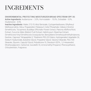 Meaningful Beauty – Environmental Protecting Moisturizer Broad Spectrum SPF 30 – Anti-Pollution & Visible Blue Light (HEV) Fighting Day Cream