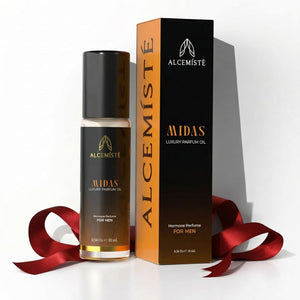 Concentrated Cologne For Men - Long-Lasting Mens Cologne - Pheromones-Infused Oil-Based Perfume For Him - Intense Formula - Travel Size, Rollerball Fragrance - 0.34 oz (10 mL)