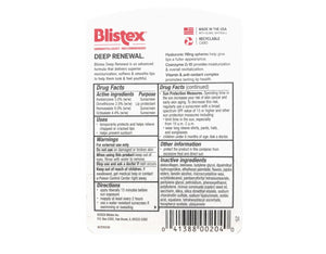 Blistex Deep Renewal Lip Protectant Sunscreen Balm, 0.13 Ounces (Pack of 2)
