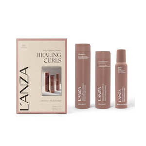 L'ANZA Healing Volume Zero Weight Hair Gel, Thickening Shampoo & Conditioner Set, Volumizing, Boosts Body, Adds Fullness, Color Safe, Anti-Frizz, Anti-Humidity, Sulfate Free, Hair Care Kit
