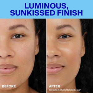 Supergoop! Glowscreen SPF 40 - Glowy Primer + Broad Spectrum Tinted Sunscreen - Helps Filter Blue Light - Hydration - Hyaluronic Acid & Vitamin B6