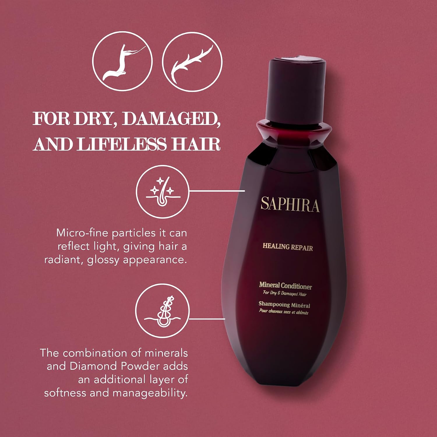 Saphira Healing Repair Mineral Conditioner with Dead Sea Minerals