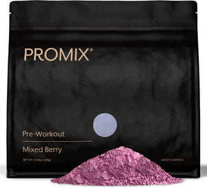ProMix Nutrition Pre-Workout Powder, Cherry Lime - Maximize Focus & Performance - Helps Muscle Gain, Endurance - Vitamin B12, Caffeine, Beta-Alanine & L-Tyrsosine - 30 Servings (Pack of 1)