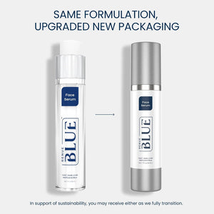 Renue Blue Skin Rejuvenation Protocol - Liposomal Face Serum & Methylene Blue Face Cream Anti-Aging Skincare Set