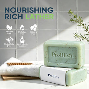 Antifungal Soap Bar with Tea Tree Oil & Charcoal, Exfoliating Scrub Soap for Body & Foot, Helps with Ringworm, Jock Itch & Athlete’s Foot, Antibacterial Body Wash Alternative for Men & Women, 2 Bars