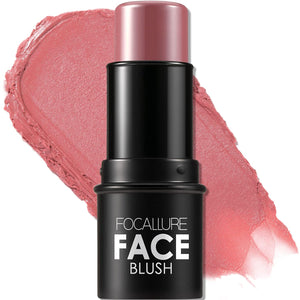 FOCALLURE Cream Blush Makeup,Buildable Blush Stick for Cheeks,Matte and Dewy Finish,Long Wearing,Easy Application,Lightweight Multi Stick,DUSTY ORCHID