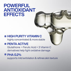 IOPE Expert Vitamin C 25% Antioxidant Serum - 25% Pure Vitamin C Face Serum - Visibly Evens Skin Tone, Enhances Radiance, and Smooths Texture – 5 Antioxidants and PHA - 0.77 fl. oz.