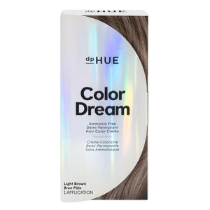 dpHUE Color Dream, Medium Brown - Ammonia-Free, Demi-Permanent Hair Color - Lasts 16 Washes - Boosts Shine - Paraben & Sulfate Free, Leaping Bunny Certified