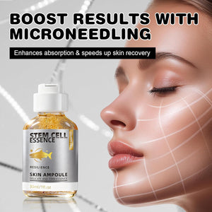 Salmon DNA Serum – Salmon DNA Microneedling Serums for Face and Body, Anti-Aging Hydration Booster, Skin Repair, Brightening & Firming Serum for Use with Microneedling, Derma Roller & Pen
