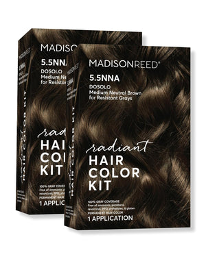Madison Reed Radiant Hair Color Kit - 5NGM Dark Cinnamon Brown with Gold Mahogany Tones (Catania Brown), Dimensional Gray Hair Blending Permanent Hair Dye, PPD-Free & Ammonia-Free, 1 Pack