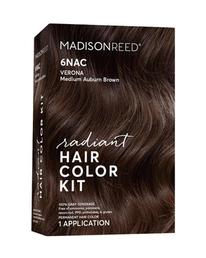 Madison Reed Radiant Hair Color Kit - 5NGM Dark Cinnamon Brown with Gold Mahogany Tones (Catania Brown), Dimensional Gray Hair Blending Permanent Hair Dye, PPD-Free & Ammonia-Free, 1 Pack