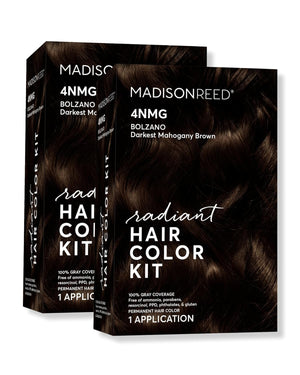 Madison Reed Radiant Hair Color Kit - 5NGM Dark Cinnamon Brown with Gold Mahogany Tones (Catania Brown), Dimensional Gray Hair Blending Permanent Hair Dye, PPD-Free & Ammonia-Free, 1 Pack