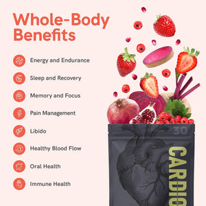 Cardio Miracle Nitric Oxide Supplement 60 Servings - Beet Root Powder with L-Arginine to Support Circulation, Blood Flow, Energy, Endurance, Stamina & Heart Health for Men and Women