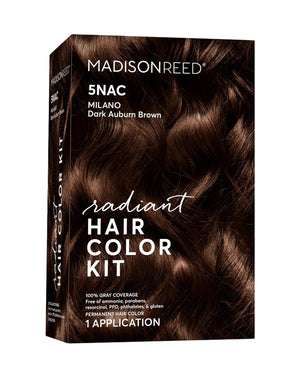 Madison Reed Radiant Hair Color Kit - 5NGM Dark Cinnamon Brown with Gold Mahogany Tones (Catania Brown), Dimensional Gray Hair Blending Permanent Hair Dye, PPD-Free & Ammonia-Free, 1 Pack