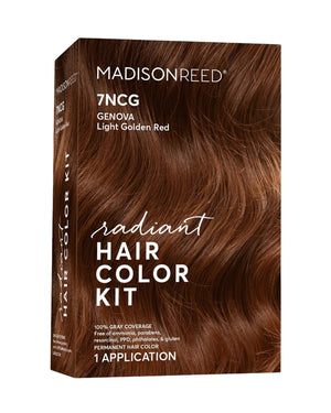Madison Reed Radiant Hair Color Kit - 5NGM Dark Cinnamon Brown with Gold Mahogany Tones (Catania Brown), Dimensional Gray Hair Blending Permanent Hair Dye, PPD-Free & Ammonia-Free, 1 Pack