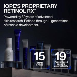 IOPE Expert Retinol RX 1% Super Bounce Serum - Gentle Anti-Aging Face Serum for Beginners - Visibly Firms Skin, Refines Pores, and Smooths Wrinkles
