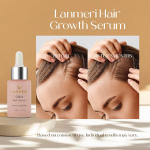 Vegan Hair Growth Serum - Natural Hair Regrowth and Hair Loss Treatments for Women & Men - Scalp Serum for Thinning Hair - Fuller, Thicker and Healthier Hair in 90 Days, All Hair Types