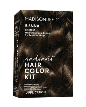 Madison Reed Radiant Hair Color Kit - 5NGM Dark Cinnamon Brown with Gold Mahogany Tones (Catania Brown), Dimensional Gray Hair Blending Permanent Hair Dye, PPD-Free & Ammonia-Free, 1 Pack