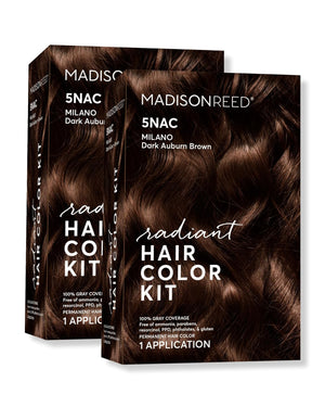 Madison Reed Radiant Hair Color Kit - 5NGM Dark Cinnamon Brown with Gold Mahogany Tones (Catania Brown), Dimensional Gray Hair Blending Permanent Hair Dye, PPD-Free & Ammonia-Free, 1 Pack