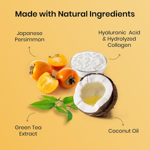 Japanese Persimmon Cleanser Bar 2 Pack Bundle for Body Odor, Persimmon Solution for Old People Smell - Natural Ingredient Body Bars, Organic Formula, Japanese Skin Care, Cleansing Hygiene 1 oz