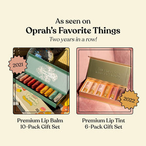 Jumbo Lip Balm Gift Set (10-Pack) | Poppy & Pout All Natural Lip Balms & Moisturizers | Hydrates with Beeswax, Vitamin E, Organic Coconut Oil | Cruelty-Free | Lip Balm in Recyclable Cardboard Tube