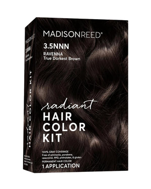 Madison Reed Radiant Hair Color Kit - 5NGM Dark Cinnamon Brown with Gold Mahogany Tones (Catania Brown), Dimensional Gray Hair Blending Permanent Hair Dye, PPD-Free & Ammonia-Free, 1 Pack