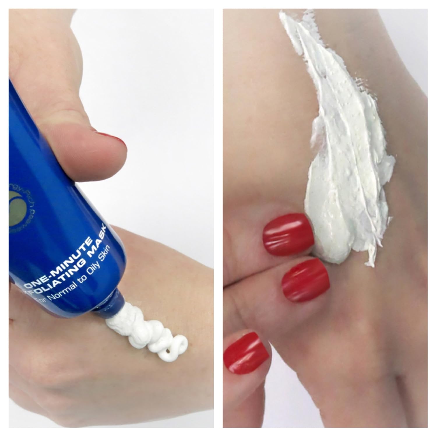 Repechage One‑Minute Exfoliating Face Mask — Gentle Facial Exfoliant for Normal to Oily Skin — with Lactic Acid & Rice Bran Wax — Helps Clear Pores, Refines Skin Texture & Excess Oil, 2.5 oz"