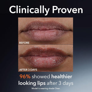Dr Dennis Gross DermInfusions Plump + Repair Tinted Lip Treatment, Clear - Visibly Plumps & Defines Lips with Hyaluronic Acid & Peptides - Repairs Moisture Barrier - 4 mL