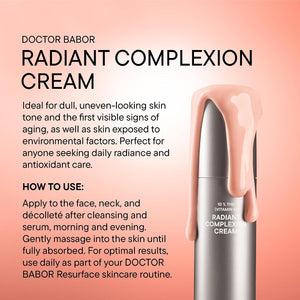 BABOR DOCTOR Radiant Complexion Cream with Vitamin C, to Improve Skin Tone, Protection Against Free Radicals, for Radiant & Even Skin, 50 ml